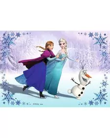 PUZZLE FROZEN SURORI PENTRU TOTDEAUNA, 2x24 PIESE