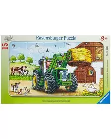 PUZZLE TRACTOR LA FERMA, 15 PIESE