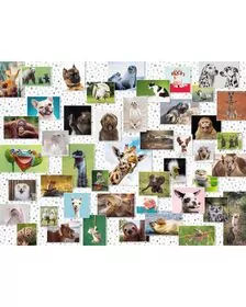 PUZZLE COLAJ CU ANIMALE, 1500 PIESE