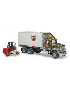 BRUDER - CAMION UPS MACK GRANITE CU STIVUITOR