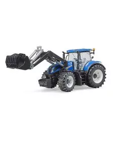 BRUDER - TRACTOR NEW HOLLAND T7.315 CU INCARCATOR FRONTAL