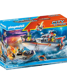 Ambarcatiune de salvare cu personal - Playmobil City Action