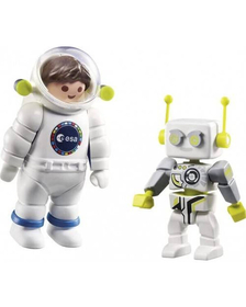 Set 2 figurine astronauti - Esa si Robert - Playmobil