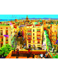 PUZZLE CINA IN VALENCIA, 1500 PIESE