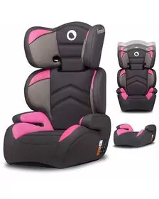 Lionelo - Scaun auto Lars Candy Spatar detasabil, 15-36 Kg, Roz