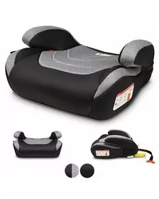 Lionelo - Inaltator auto Luuk Fix, 22-36 Kg, cu Isofix, Gri