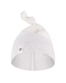Petite&Mars - Caciulita tricotata Huggy, Moale, 3 - 6 luni, Bumbac 100%, Alb