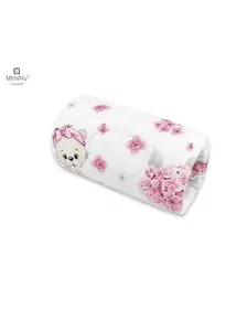 MimiNu - Perna pentru alaptat tip manson, Din bumbac, 25 cm, Design, Pink Ballerina