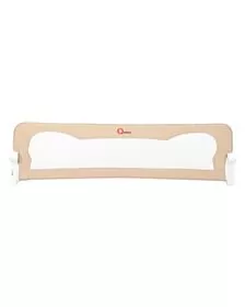 Qmini - Bariera de pat 150 x 42 cm, Rhea, Beige