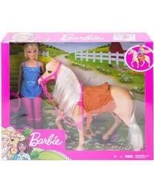 BARBIE SET PAPUSA CU CAL