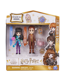 HARRY POTTER WIZARDING WORLD MAGICAL MINIS SET 2 FIGURINE CHO SI GEORGE