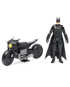 BATMAN FILM MOTOCICLETA LUI BATMAN SI FIGURINA BATMAN 30CM