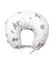 Perna pentru gravide si alaptare, husa detasabila din bumbac 100% si umplutura antialergica BabySoft  , Caprioara mica, Amy