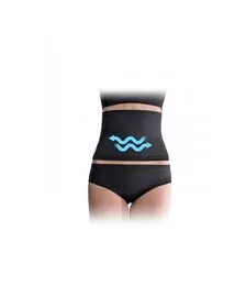 Qmini - Centura abdominala postnatala, Pentru recuperare, M, Negru