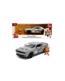 JADA MASINA METALICA DODGE CHALLENGER HELLCAT SCARA 1 LA 24 SI FIGURINA JERRY