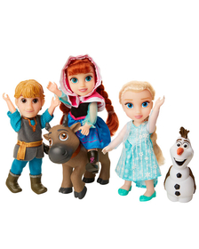 Set de joaca cu 5 mini figurine, Disney Frozen