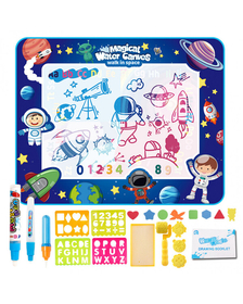 Covorasul Magic Space- 100x80cm - Jucarie educativa de colorat cu apa