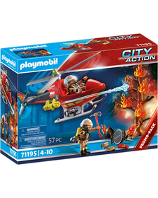 Elicopter de pompieri cu 2 figurine - Playmobil City Action