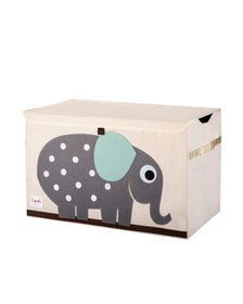 Cutie de depozitare XXL pentru camera copiilor, Elefant, 3 Sprouts