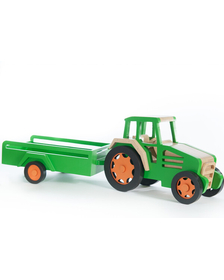Jucarii Montessori Tractor cu remorca, Marc toys