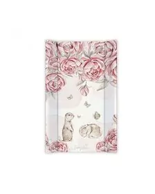 Saltea de infasat cu spate intarit si margini de protectie 50x80 cm, Peony Dreamland