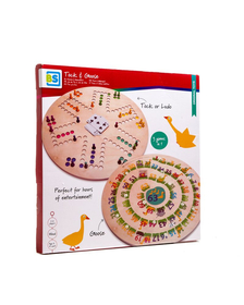 Joc 3 in 1 - Goose, Tock si Ludo (Nu te supara, frate!), BS Toys