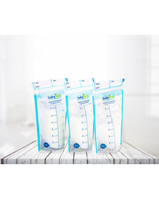 Set 25 pungi pentru stocarea laptelui matern BabyJem