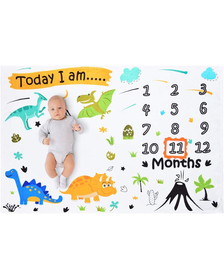 Paturica Milestone plusata pentru fotografii memorabile Dino