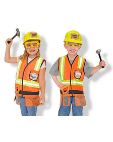 Costum de carnaval jocuri de rol Constructor Melissa and Doug