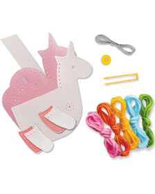 Set creativ DIY - Geanta din piele artificiala Unicorn