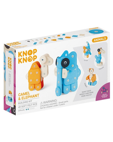 Set de construcție din fetru Cămilă și Elefant - KNOP KNOP