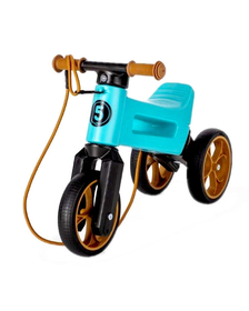 Bicicleta fara pedale Funny Wheels Rider SuperSport 2 in 1 Aqua