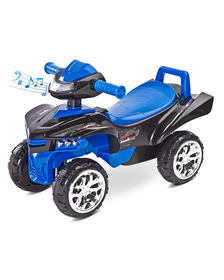 Jucarie ride-on cu sunete si lumini Toyz MINI RAPTOR 2 in 1 Albastra