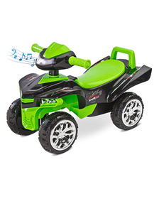 Jucarie ride-on cu sunete si lumini Toyz MINI RAPTOR 2 in 1 Verde