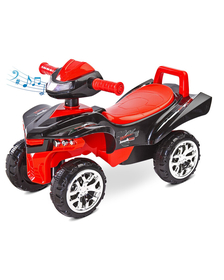 Jucarie ride-on cu sunete si lumini Toyz MINI RAPTOR 2 in 1 Rosie