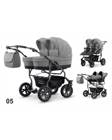 Carucior pentru gemeni Mikado GOLDSTAR GS-05 3 in 1
