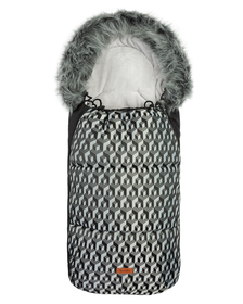 Sac de iarna Sensillo OLAF Fleece 100x45 cm Gri/Cuburi