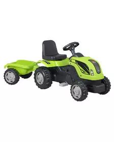 Tractor cu pedale si remorca Micromax MMX Verde
