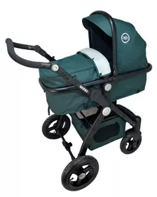 Carucior transformabil cu roti gonflabile Klippan GENUS 2 in 1 Verde