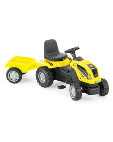 Tractor cu pedale si remorca Micromax MMX Galben
