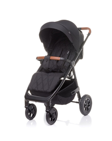 Carucior sport cu roti gonflabile (max. 22 Kg) 4Baby STINGER AIR Negru