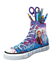 Puzzle 3D Suport Pixuri Sneaker Frozen, 108 Piese