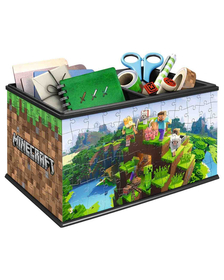 Puzzle 3D Cutie Depozitare Minecraft, 216 Piese