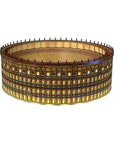 Puzzle 3D Led Colosseum, 216 Piese