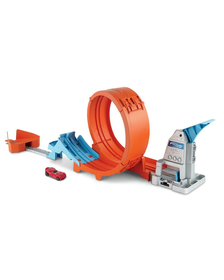 HOT WHEELS CIRCUIT RAPID CU LANSATOR PENTRU CASCADORII SI MASINUTA EXCLUSIVA