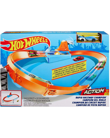 HOT WHEELS CIRCUIT RAPID CU LANSATOR SI MASINUTA EXCLUSIVA