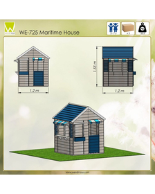 Casuta de gradina Maritime House (M17), Wendi Toys