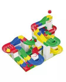 Jucarie Marble Run cutie de constructie de baza Hubelino (123 piese)