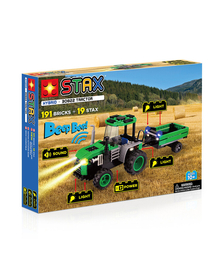 Jucarie - Seturi de constructie cu lumini si sunete Stax - Tractor