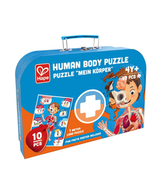 Puzzle corpul uman (61 piese, 100 cm)